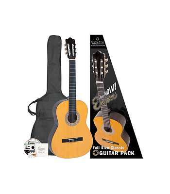 Guitarra Acustica Pack Encore Classic 4/4