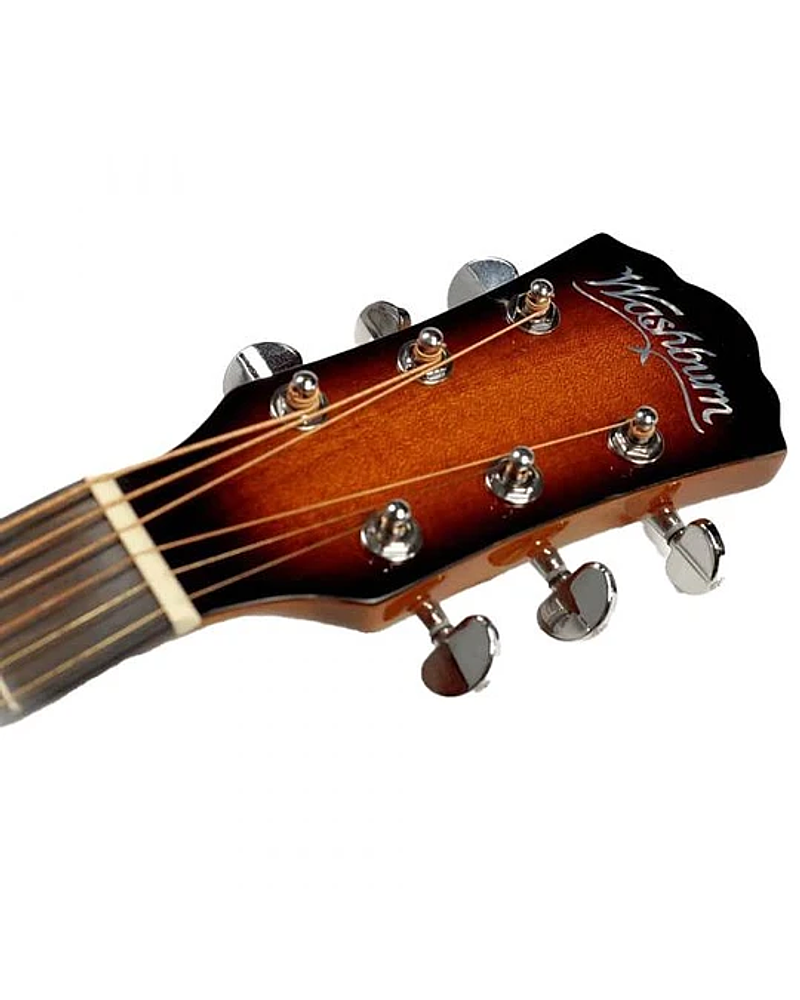 Set Guitarra Electroacústica Washburn AD5CETSB