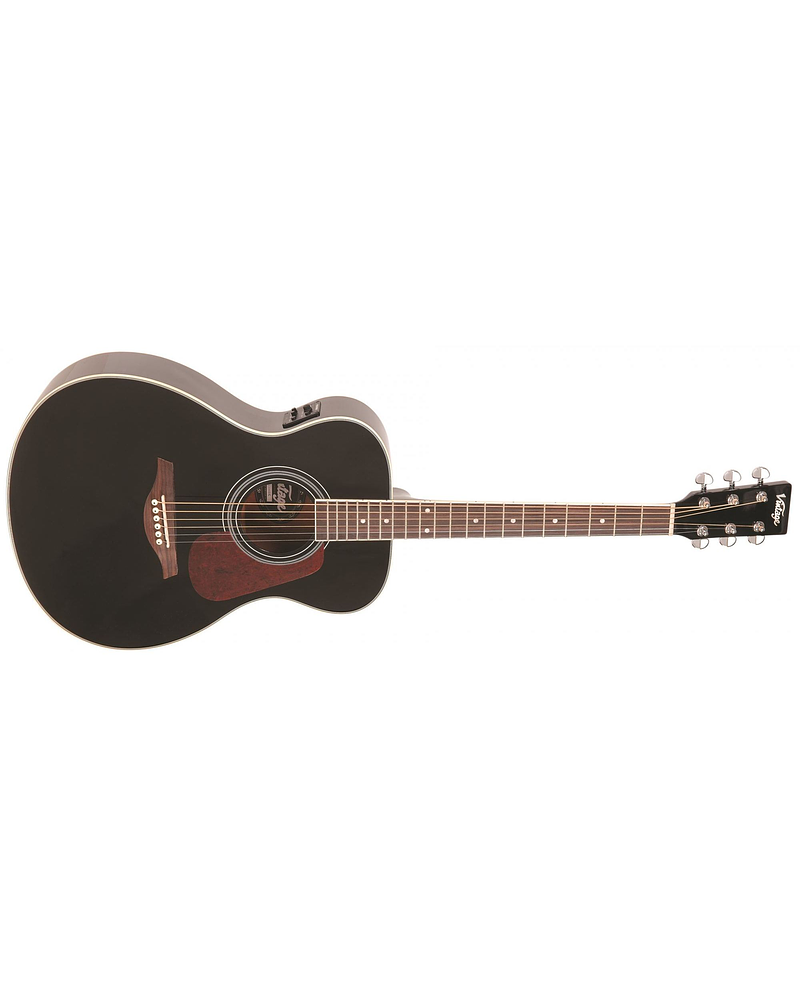 Guitarra Electroacústica Vintage VE300 BLK