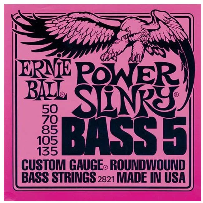 Cuerdas Bajo Ernie Ball Power Slinky Bass 5 50-135 P02821