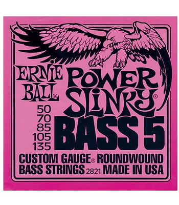 Cuerdas Bajo Ernie Ball Power Slinky Bass 5 50-135 P02821