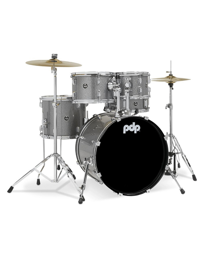 BATERIA COMPLETA PDP CENTER STAGE SILVER SPARKLE