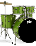 BATERIA COMPLETA PDP CENTER STAGE ELECTRIC GREEN SPARKLE