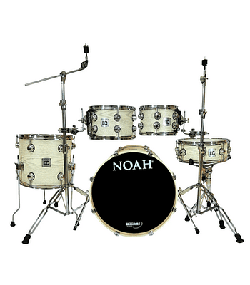 BATERIA COMPLETA NOAH DC  - Blanco