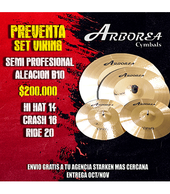 PREVENTA SET ARBOREA VIKING 14 16 20