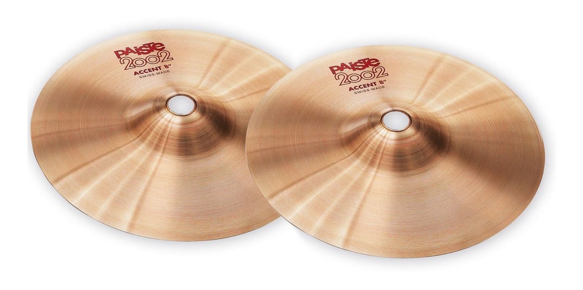 ACCENT CYMBAL 8 PAR 2002 PAISTE