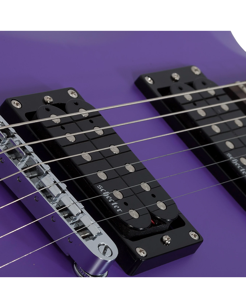 SCHECTER C-6 DELUXE SATIN PURPLE GUITARRA ELECTRICA C6DLXSDPRPL