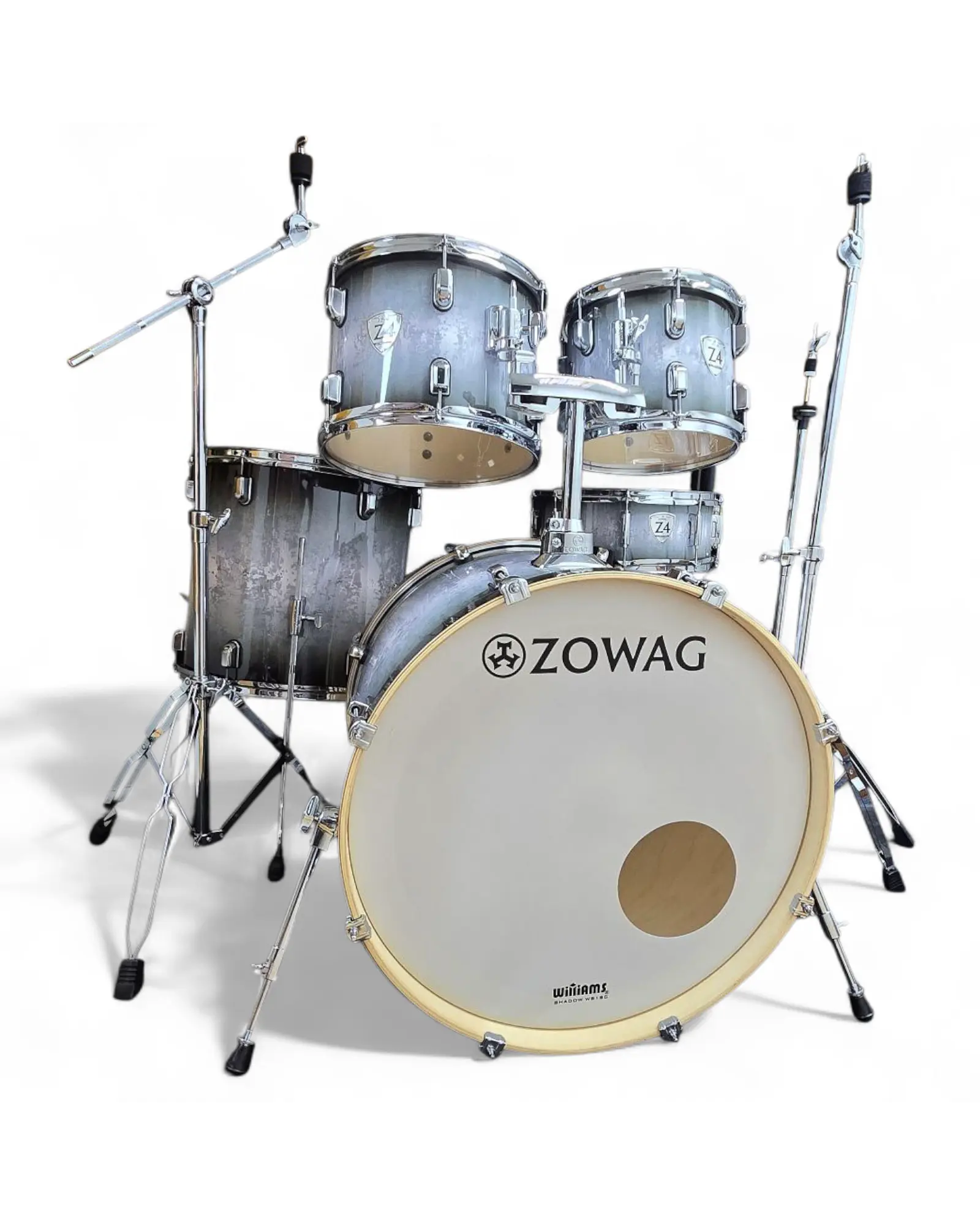 BATERIA COMPLETA Z4 BIRCH ZOWAG 10 12 14 16 22 (PLATOS DE RE