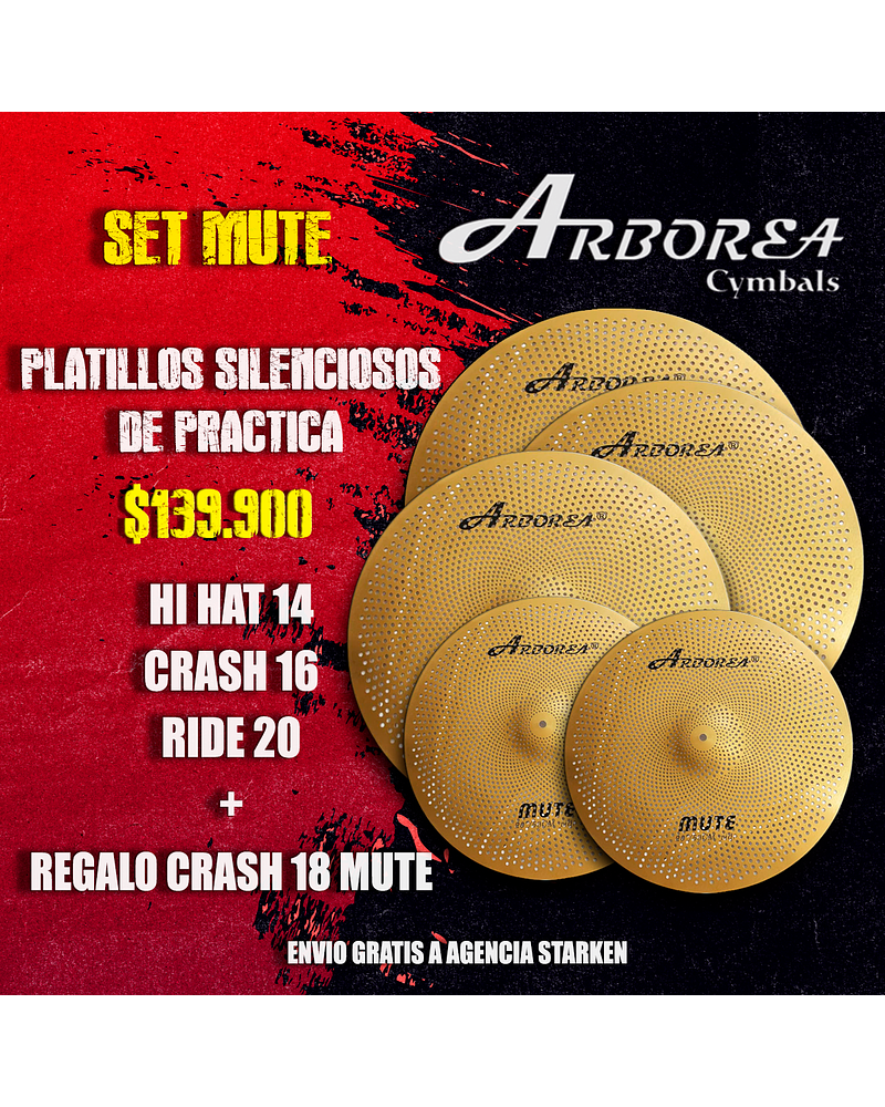 PACK MUTE UNIVERSAL DORADO ARBOREA