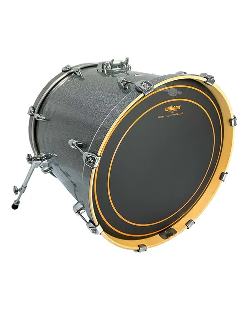 PARCHE DE BOMBO 20"  WCBAA2FF MUFFLE COATED BLACK REFLECT WILLIAMS DRUMHEADS