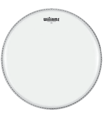 PARCHE 1 CAPA LISO WHITE  WW1 WILLIAMS DRUMHEADS