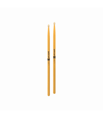 BAQUETAS PROMARK 5A PUNTA MADERA AMARILLO