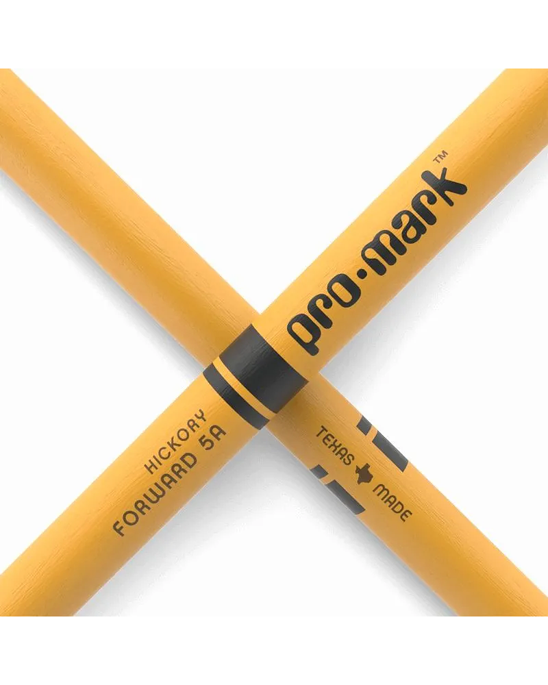 BAQUETAS PROMARK 5A PUNTA MADERA AMARILLO