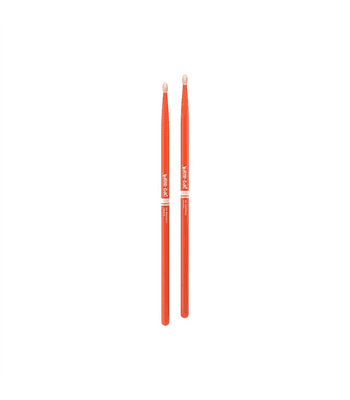 BAQUETAS PROMARK 5A PUNTA MADERA NARANJA