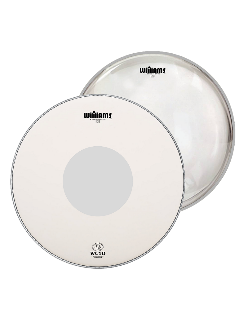 PACK CAJA 14" DENSITY DOT + BORDONERO 14 WILLIAMS DRUMHEADS