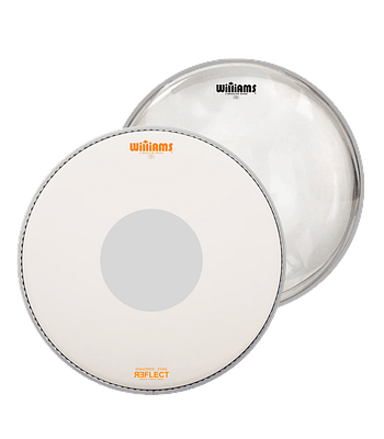 PACK CAJA 14" REFLECT DOT + BORDONERO 14 WILLIAMS DRUMHEADS