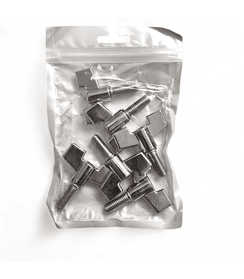 PACK X6 MARIPOSA ATRIL BATERIA C300 MACHO GRUESA 8MM