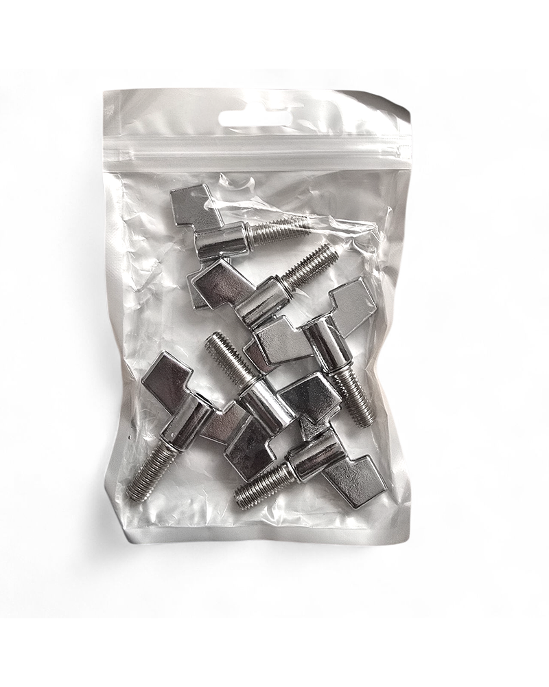 PACK X6 MARIPOSA ATRIL BATERIA C300 MACHO GRUESA 8MM