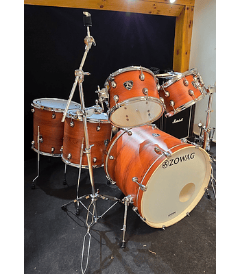 SHELLPACK USADO Z5  08 10 12 14 16 22 RED CEDAR ZOWAG DRUMS