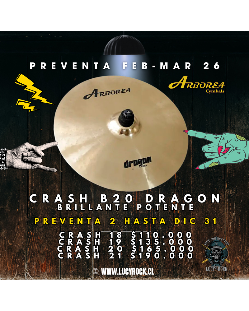 PREVENTA CRASHES B20 DRAGON FEB - MAR 26