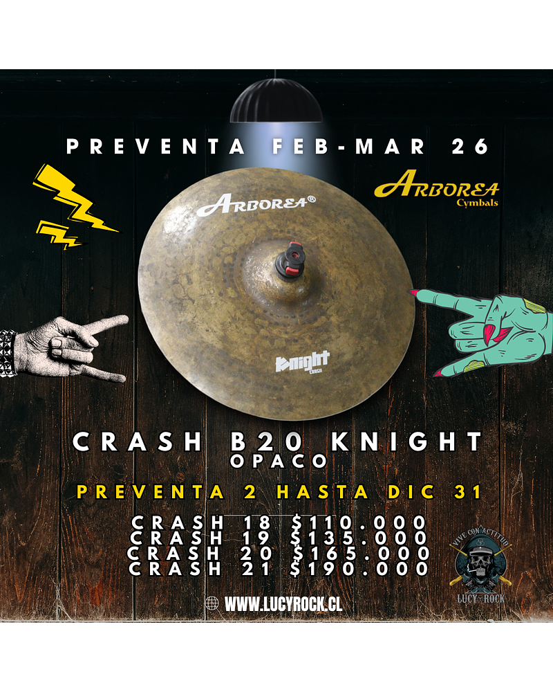 PREVENTA CRASHES B20 KNIGHT FEB - MAR 26