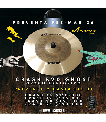 PREVENTA CRASHES B20 GHOST FEB - MAR 26