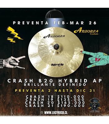PREVENTA CRASHES B20 HYBRID AP FEB - MAR 26