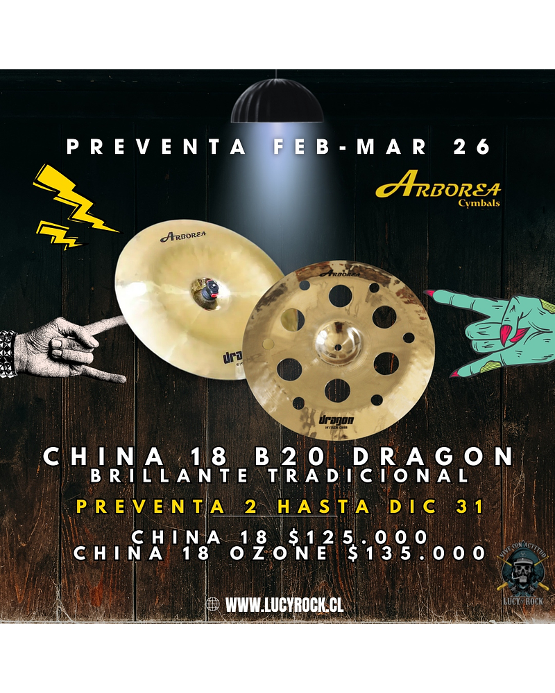 PREVENTA CHINA 18 B20 DRAGON FEB - MAR 26