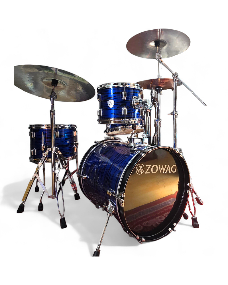 BATERIA COMPLETA Z1 JUNIOR ZOWAG 12 13 13 16 (PLATOS DE REGALO)