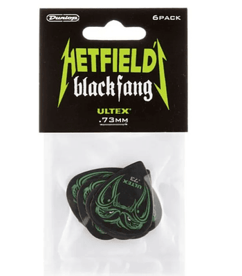 Pack de 6 uñetas Dunlop Black Fang Hetfield