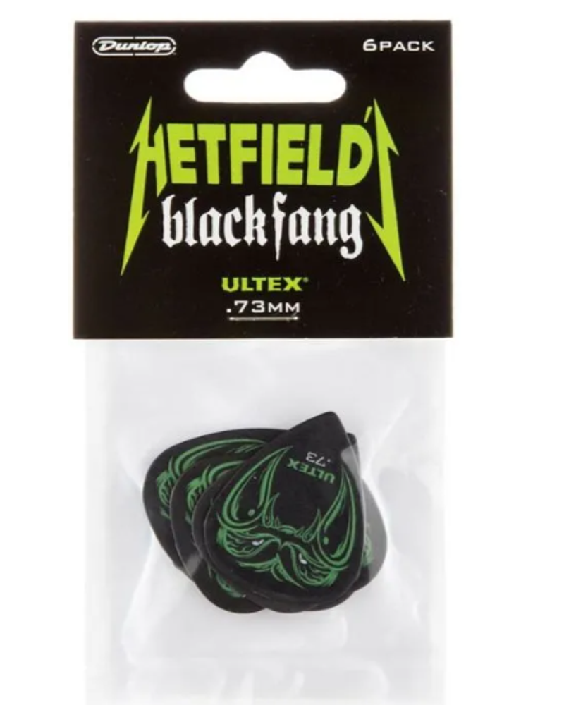 Pack de 6 uñetas Dunlop Black Fang Hetfield
