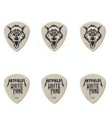 Pack de 6 uñetas Dunlop Black Fang Hetfield