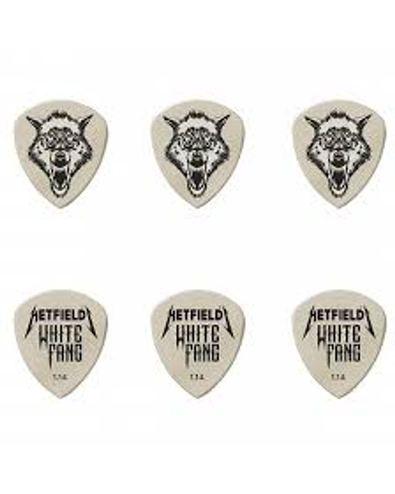 Pack de 6 uñetas Dunlop Black Fang Hetfield