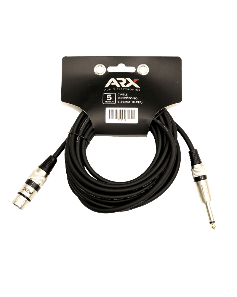 Cable XLR plug a XLR (F) ARX 5M