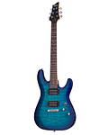 SCHECTER C-6 DELUXE OCEAN BLUE BURST