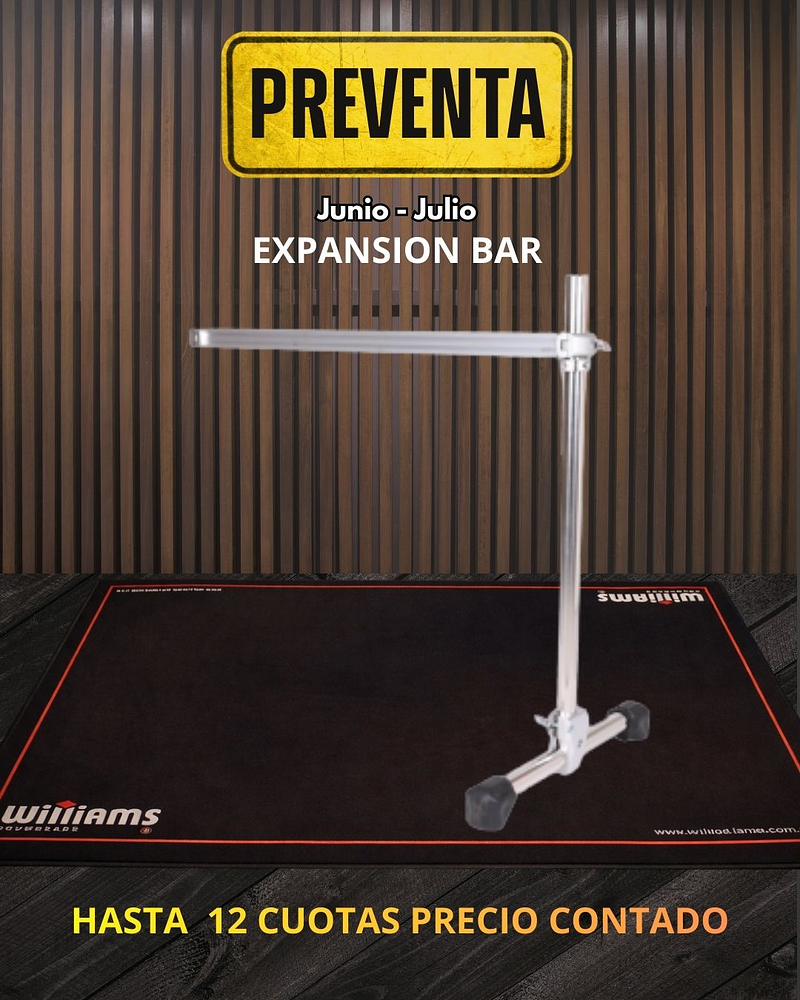 PREVENTA EXPANSIÓN BAR ZOWAG - JAULA BATERIA