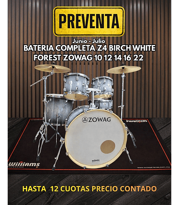 PREVENTA BATERIA COMPLETA Z4 BIRCH ZOWAG WHITE FOREST 10 12 14 16 22
