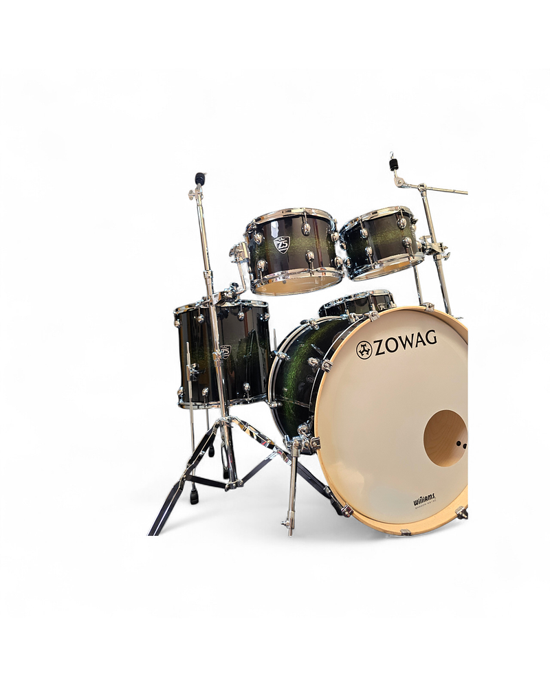 BATERIA UNIVERSAL Z5 BIRCH PREMIUM ZOWAG  10 12 14 16 22 GREEN SPARK (PLATOS DE REGALO)