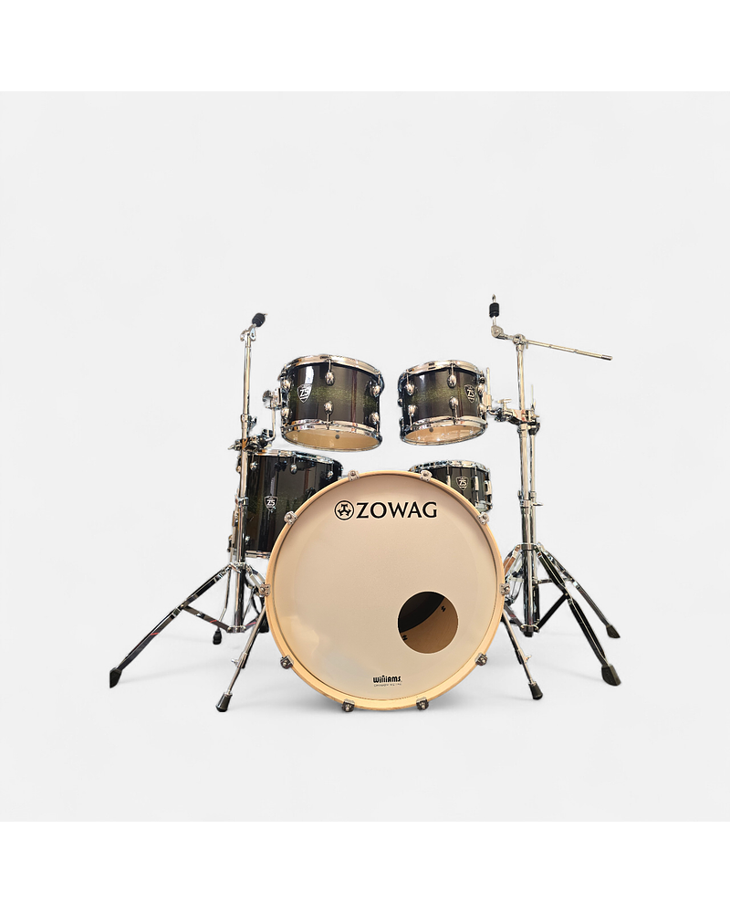 BATERIA UNIVERSAL Z5 BIRCH PREMIUM ZOWAG  10 12 14 16 22 GREEN SPARK (PLATOS DE REGALO)