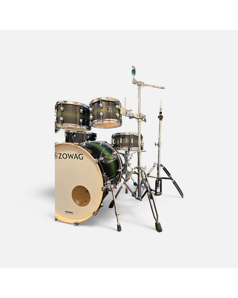 BATERIA UNIVERSAL Z5 BIRCH PREMIUM ZOWAG  10 12 14 16 22 GREEN SPARK (PLATOS DE REGALO)