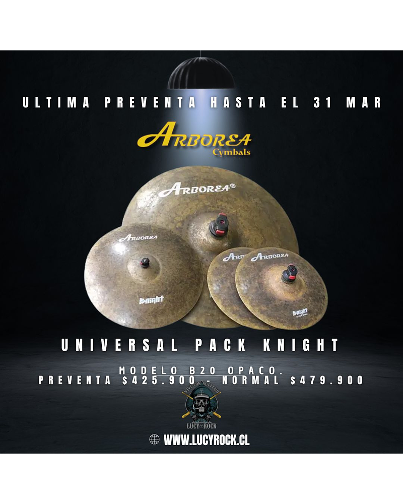 PREVENTA SET ARBOREA KNIGHT 14 16 20