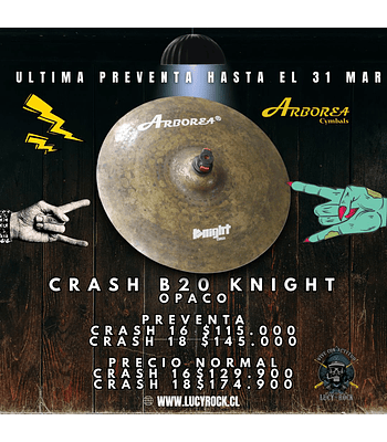 PREVENTA CRASHES B20 KNIGHT 