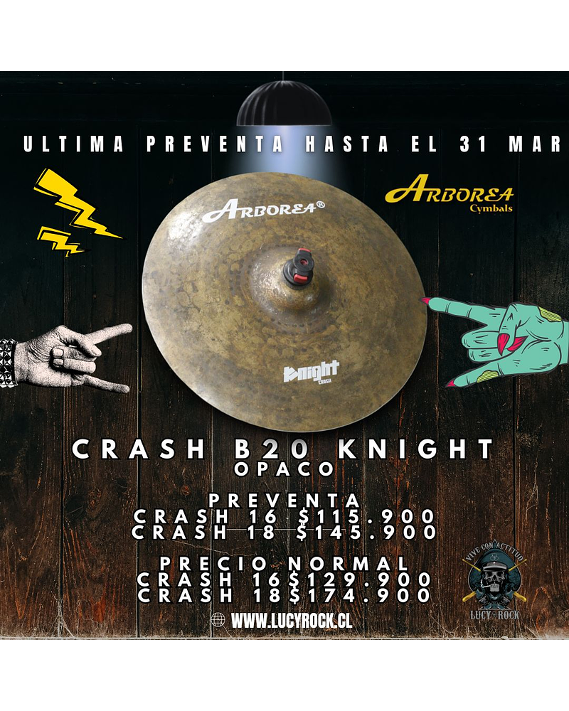 PREVENTA CRASHES B20 KNIGHT 