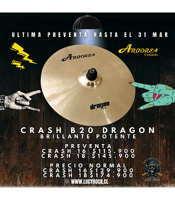 PREVENTA CRASH 16 DRAGON
