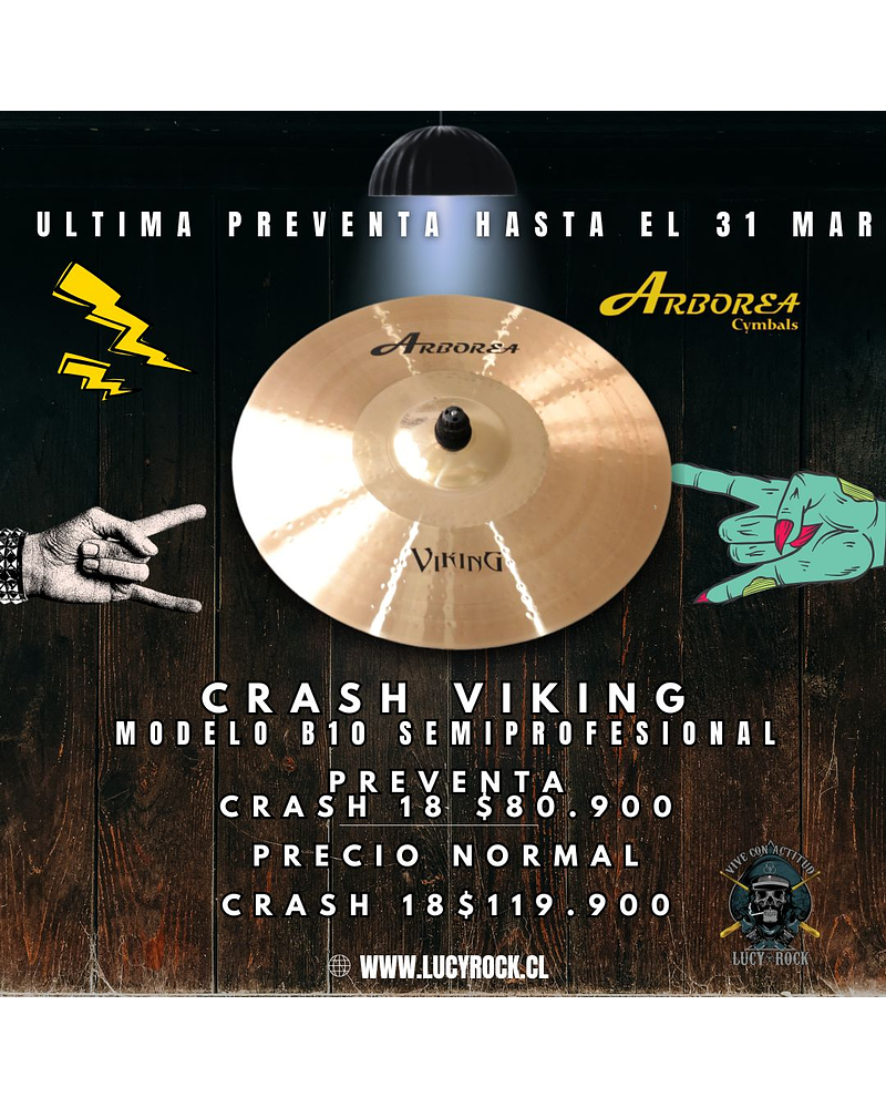 PREVENTA CRASH 18 VIKING ARBOREA