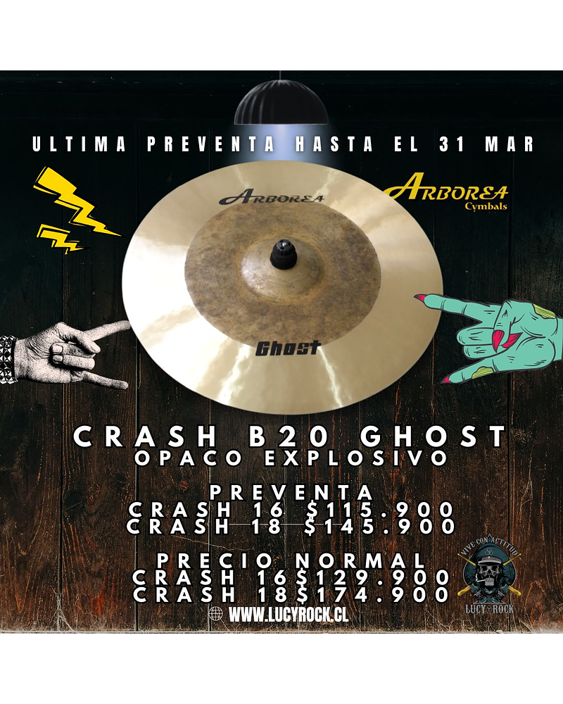 PREVENTA CRASHES B20 GHOST 