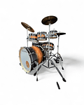BATERIA FULL Z5 BIRCH PREMIUM ZOWAG 08 10 12 14 14 16 22 ORANGE BURST (PLATOS DE REGALO)