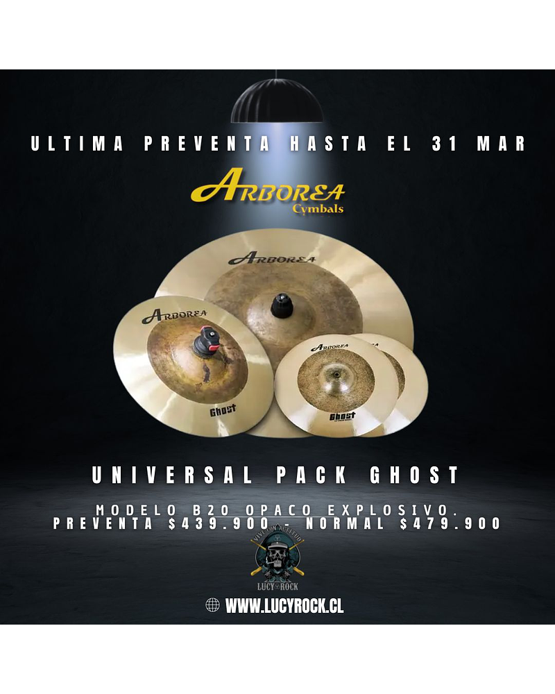 PREVENTA SET ARBOREA GHOST 14 16 20