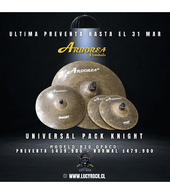 PREVENTA SET ARBOREA KNIGHT 14 16 20