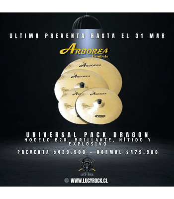 PREVENTA SET ARBOREA DRAGON 14 16 20